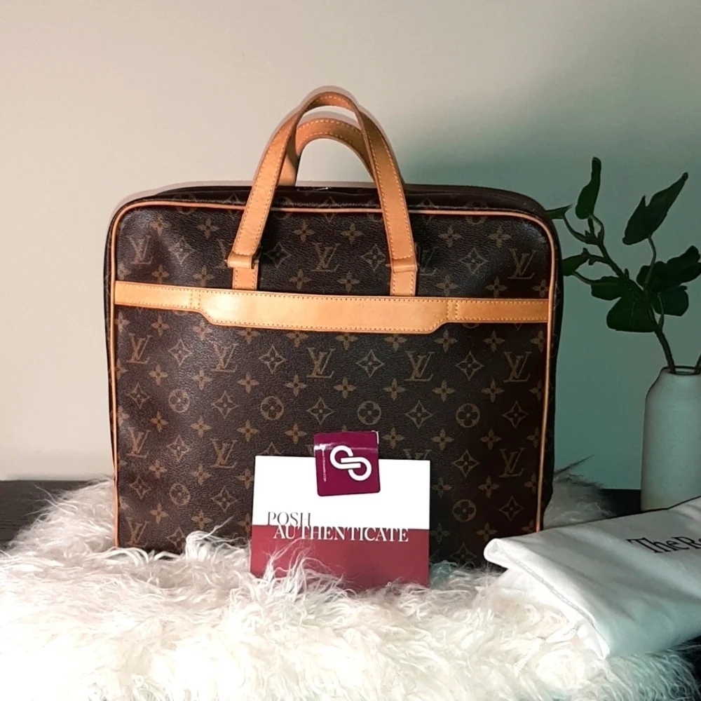 Louis Vuitton Monogram Porte Documents Pegase Briefcase VGUC